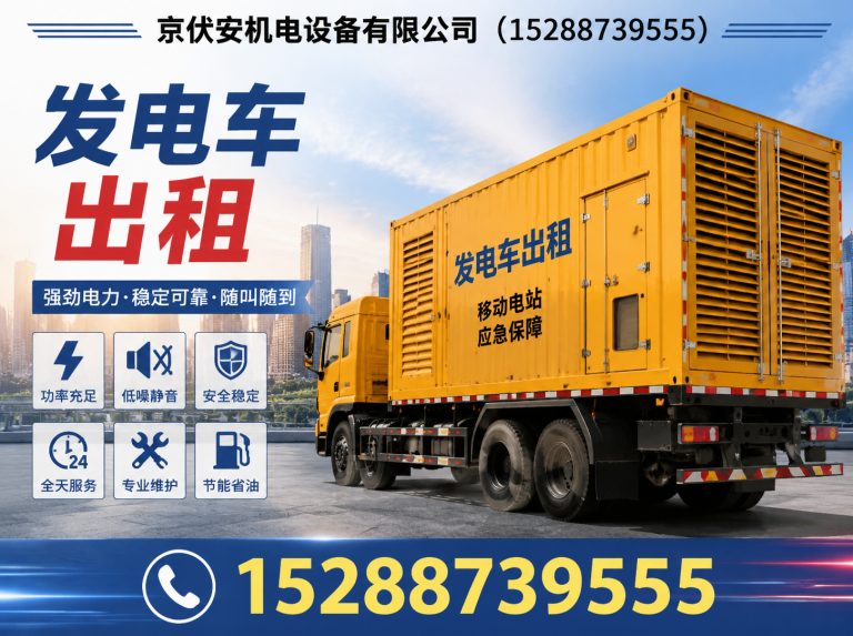白银柴油发电机组出租展示图