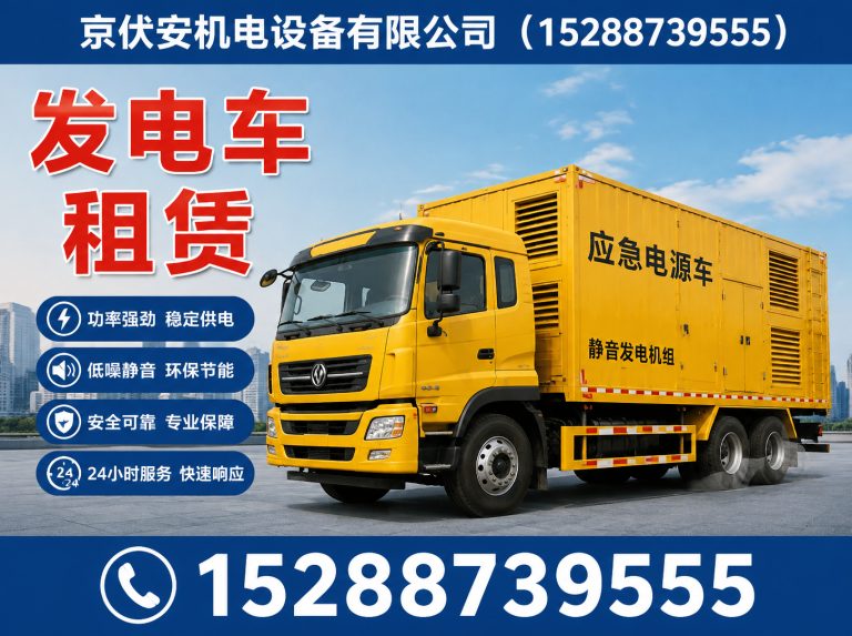 白银发电机出租展示图